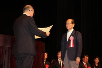 県遺族会の会長から感謝状を頂きました