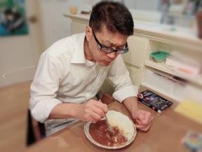 JAXA宇宙カレーを食べて総務委員会へ！