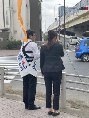 相模原市議会議員選挙（南区）3日目の選挙戦の様子